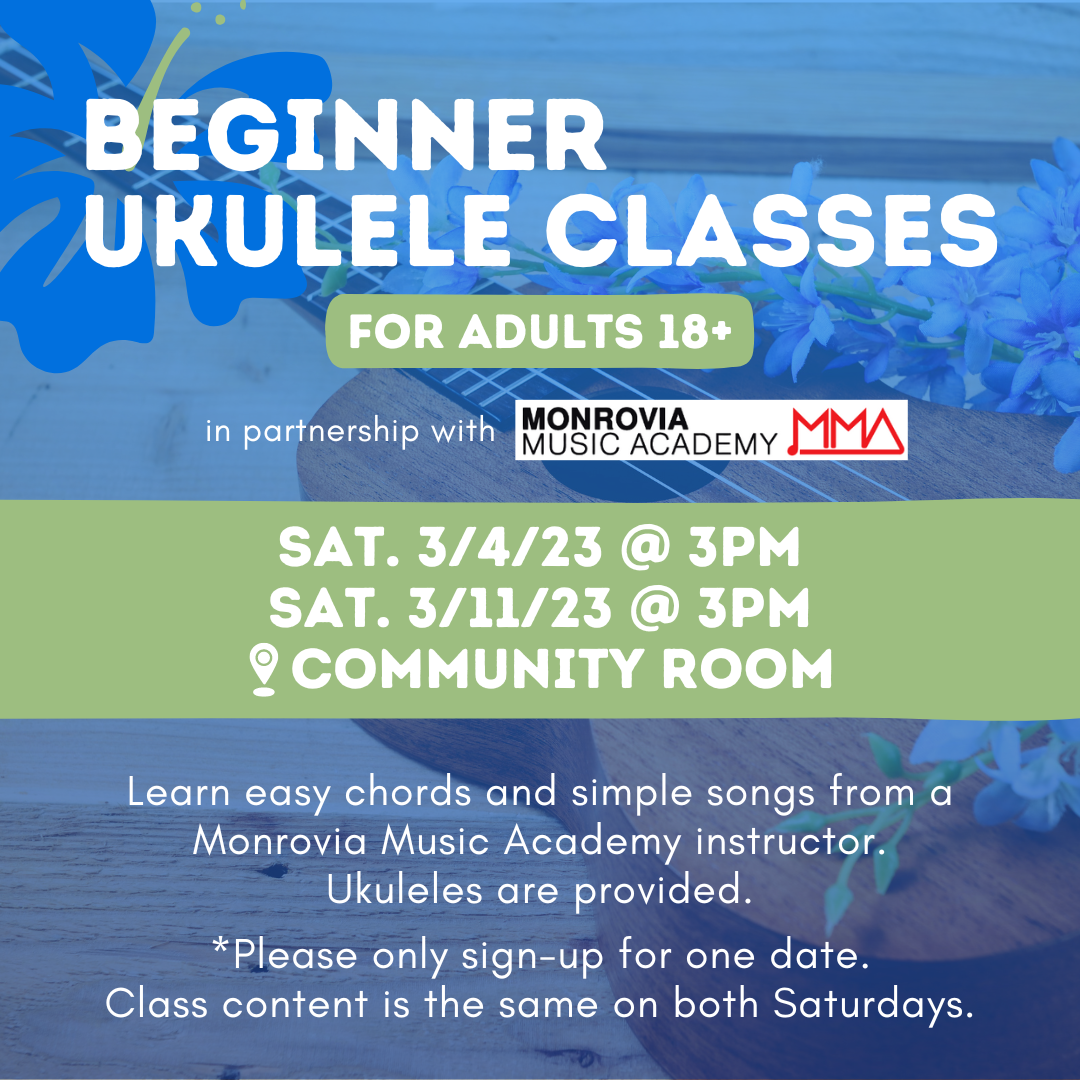 Beginner Ukulele Class for Adults 18+