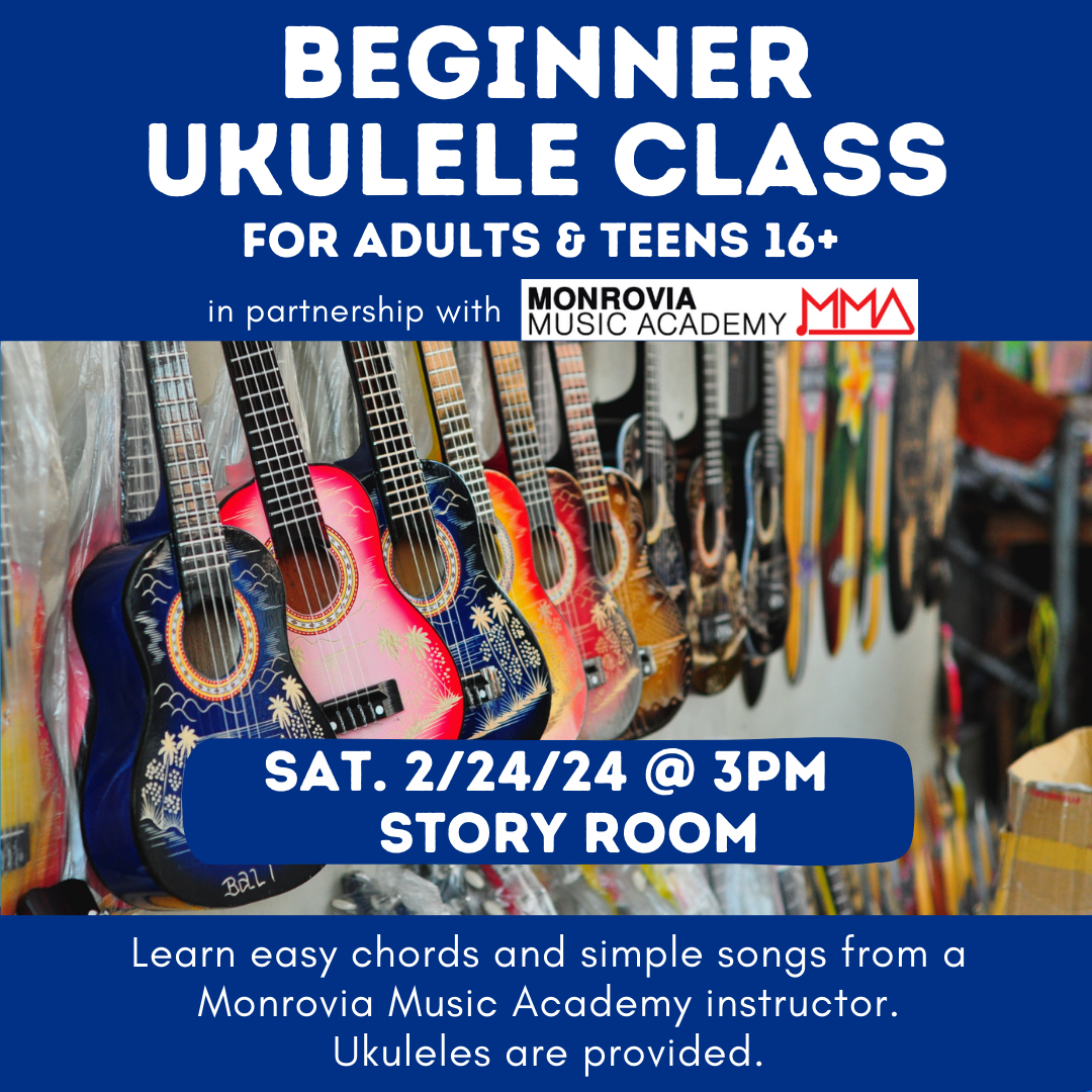 Beginner Ukulele Class for Adults & Teens 16+