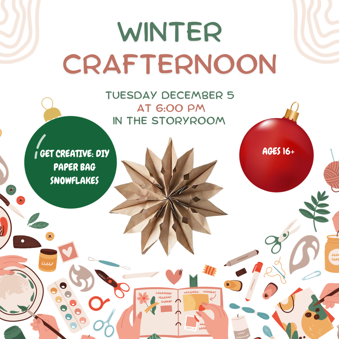 Flyer for crafternoon dec 5