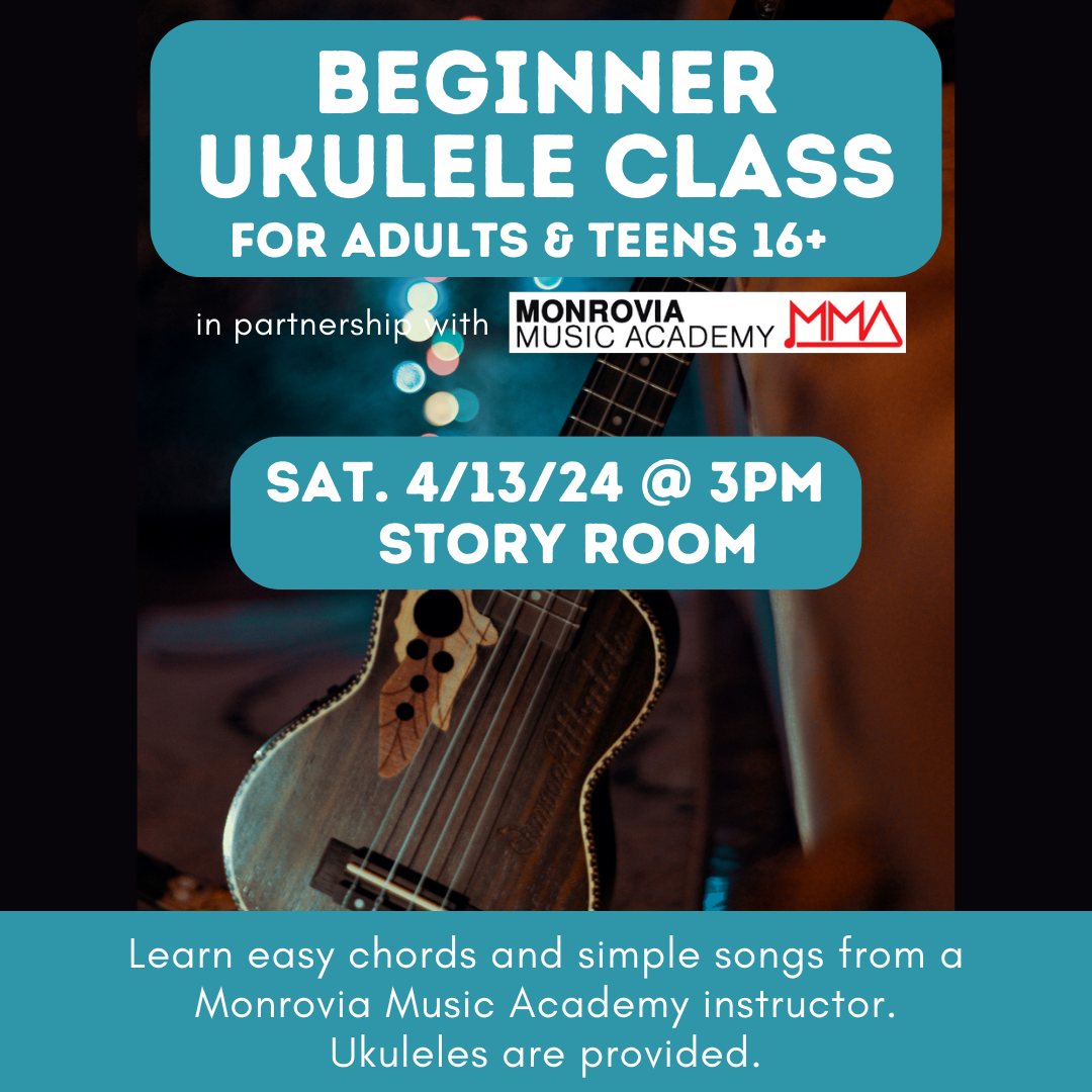 Beginner Ukulele Class for Adults and Teens 16+