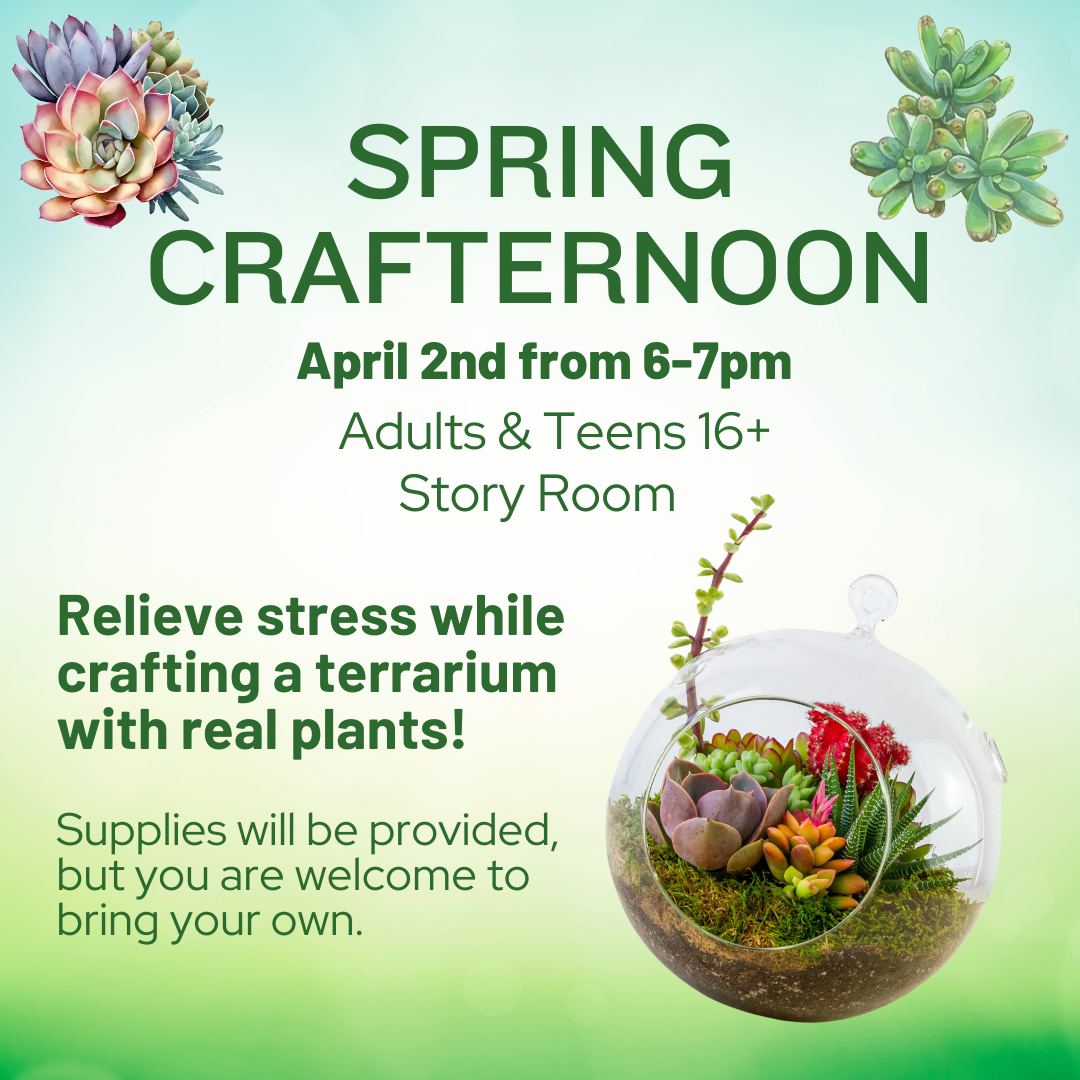 Spring Crafternoon - Terrarium 