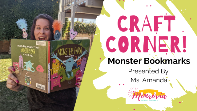 Craft Corner Monster Bookmarks
