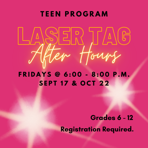 laser tag flyer