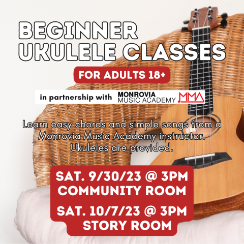 Beginner Ukulele Class for Adults 18+