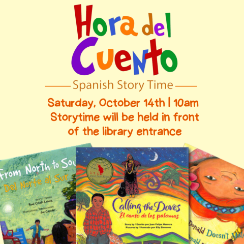 Bilingual Storytime October Saturday Morning 10am