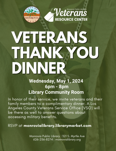 Veterans Thank You Dinner 5.1.24