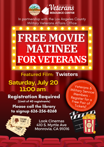 Movie Matinee for Veterans