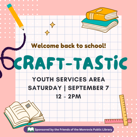 Graphic for back to school craft-tastic