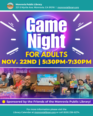 Adult Game Night