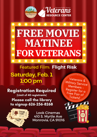 Movie Matinee for Veterans FEB 2025