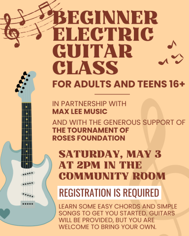 Beginner Electric Guitar Class