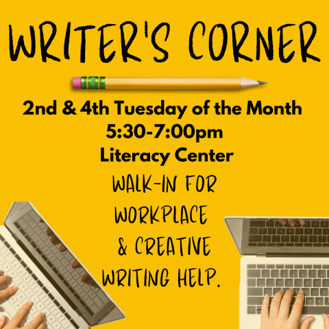 writers corner promo image