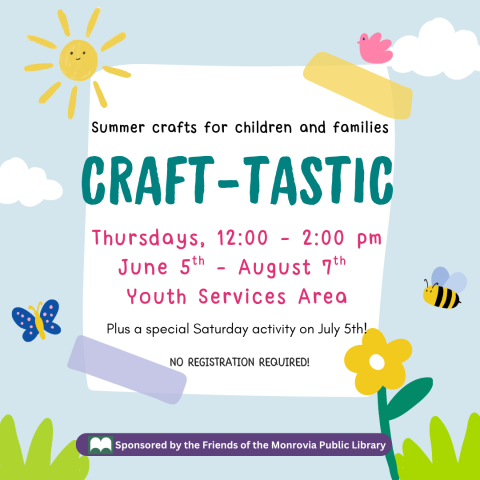 Graphic for summer crafts