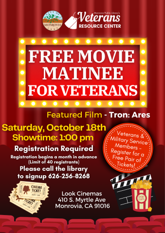 Veterans Matinee: Tron Ares