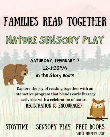 Families Read Together: Nature Sensory Play