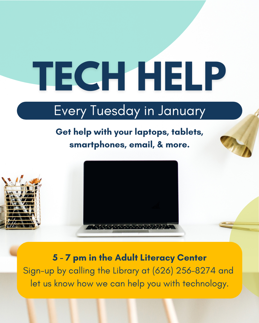 tech help flyer