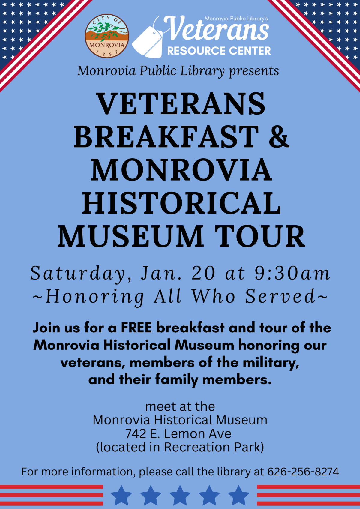 Veterans Breakfast & Historical Museum Tour