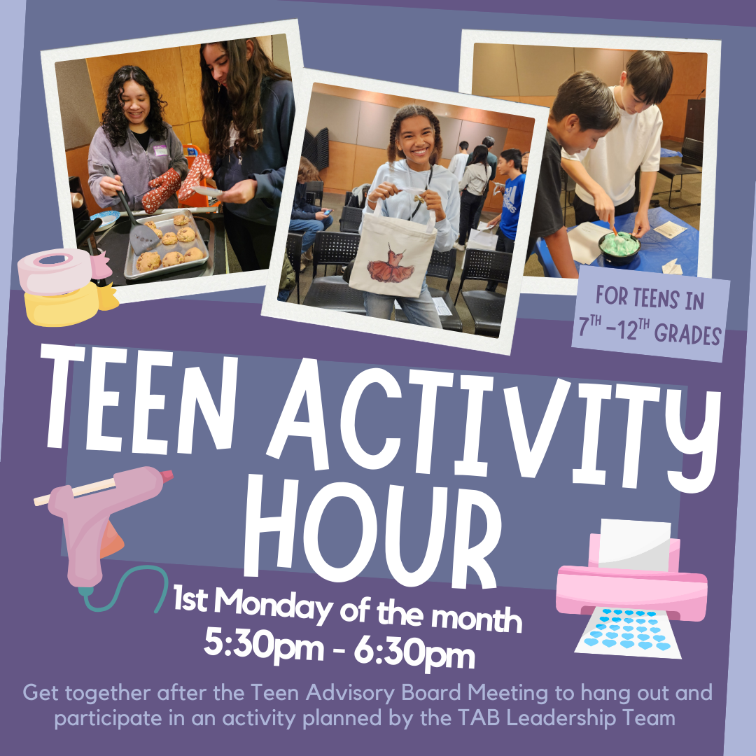Teen Activity Hour, Monthly Teen Activities