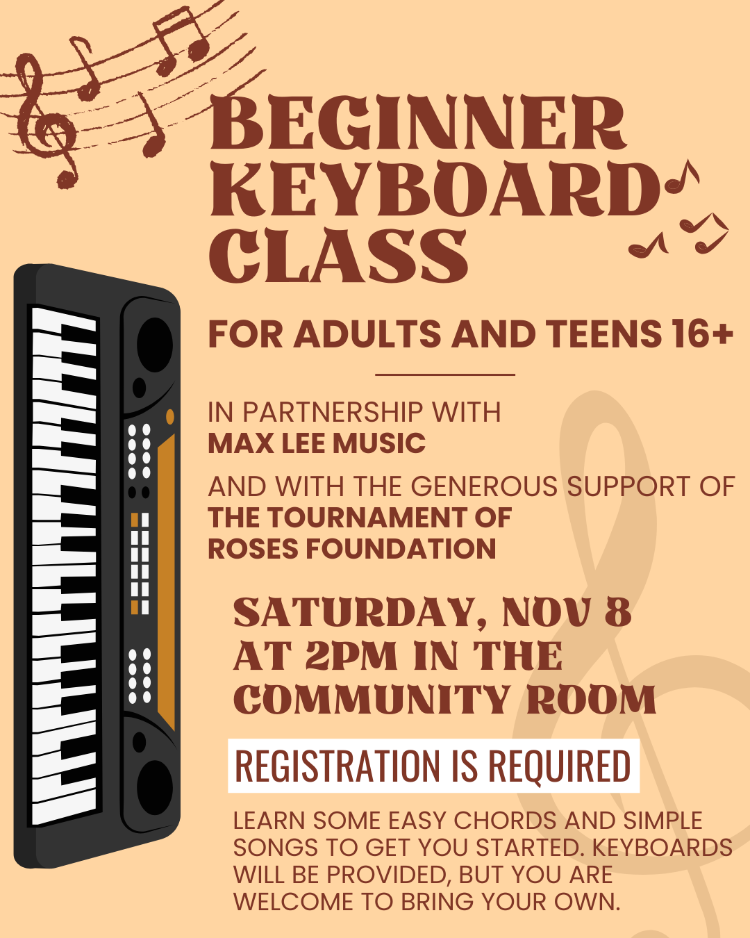 Beginner Keyboard Class